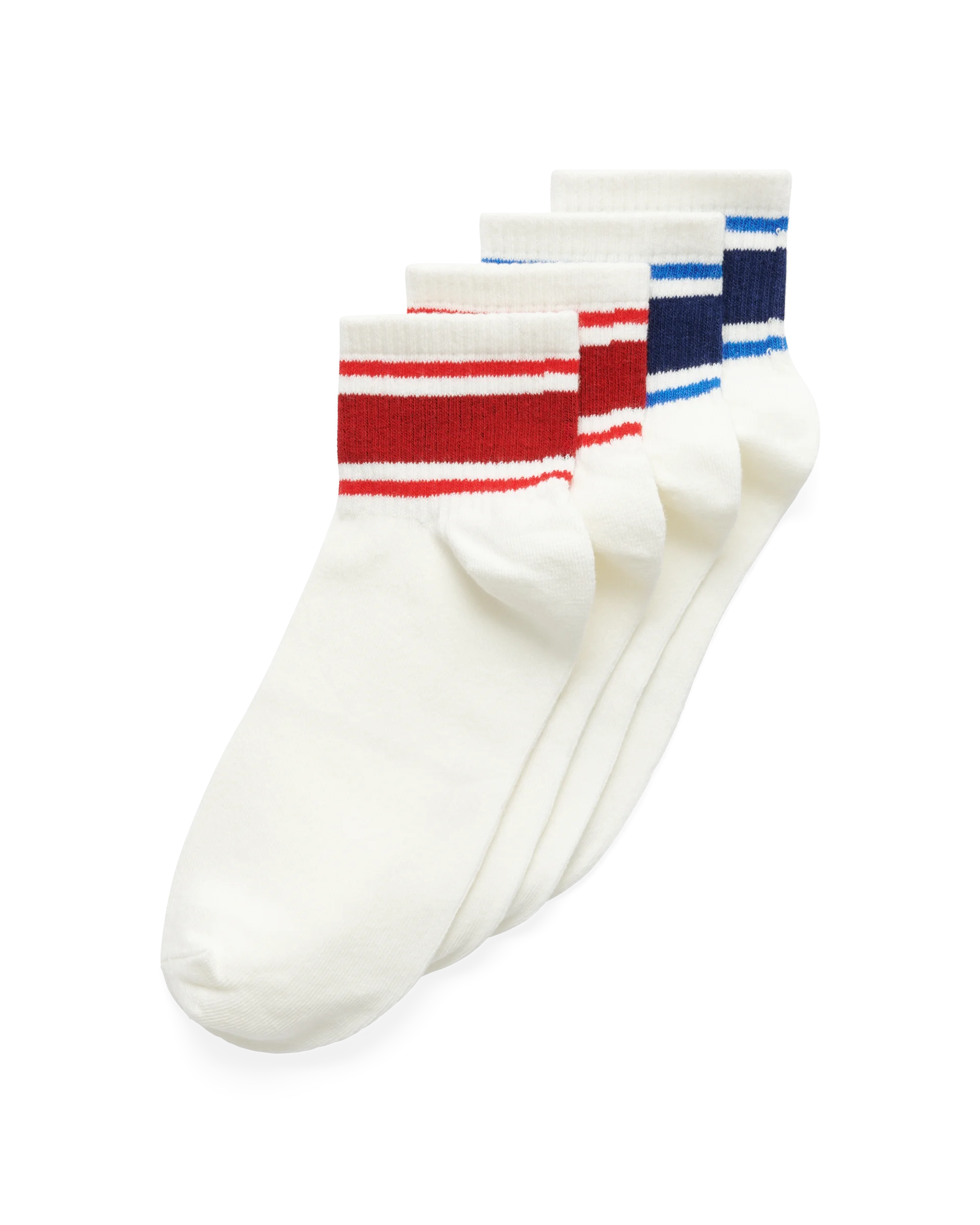 ECCO Retro Sport Low Cut 2-Pack Unisex Kurze Socken Weiß