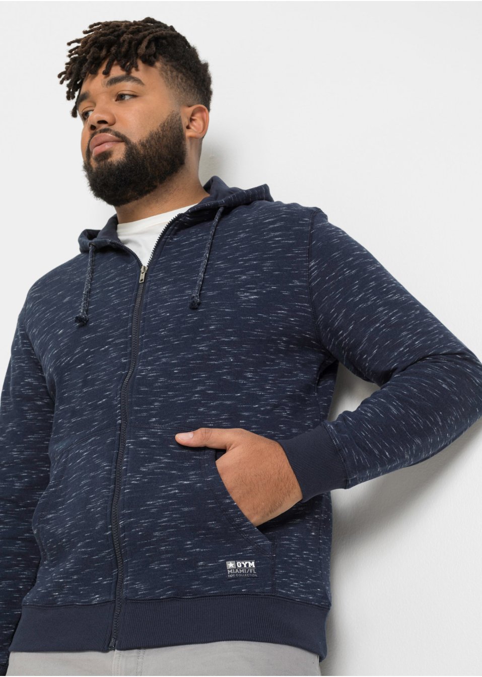 Gilet sweat à capuche
