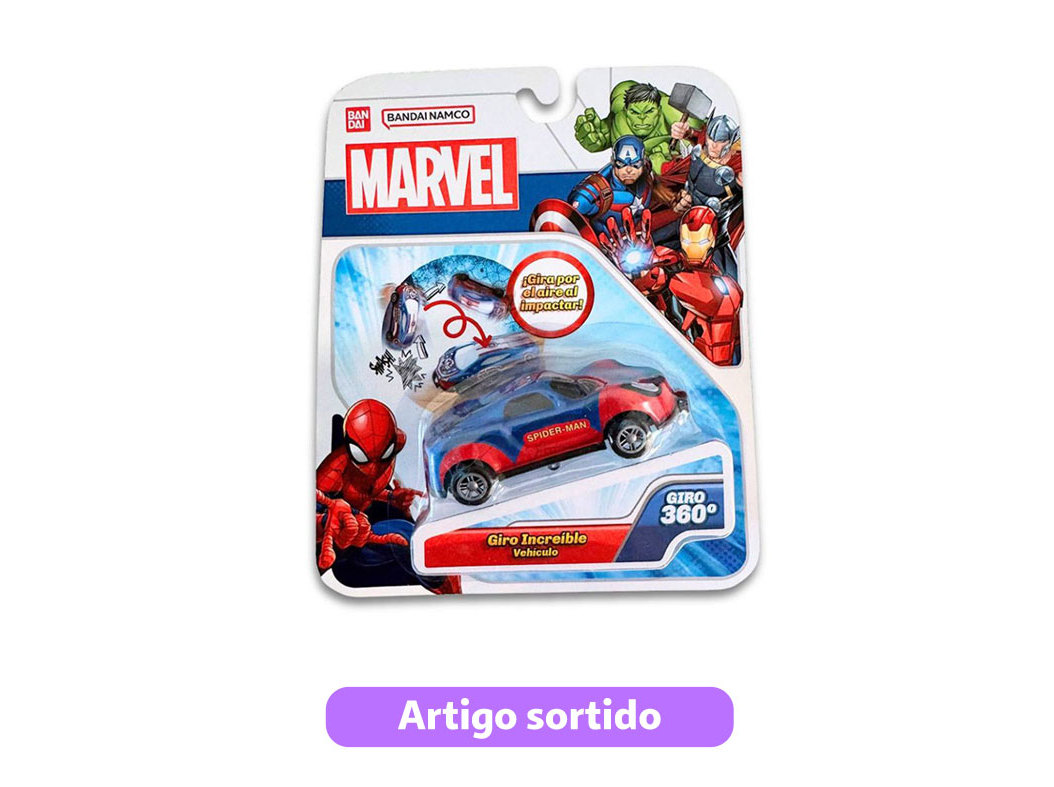 FLIP CARS MARVEL CREATIVE TOYS MODELOS SORTIDOS