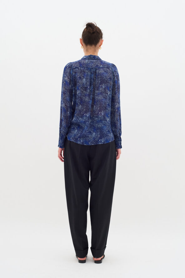 InWear DavilaIW Shirt Clear blue dancing wall