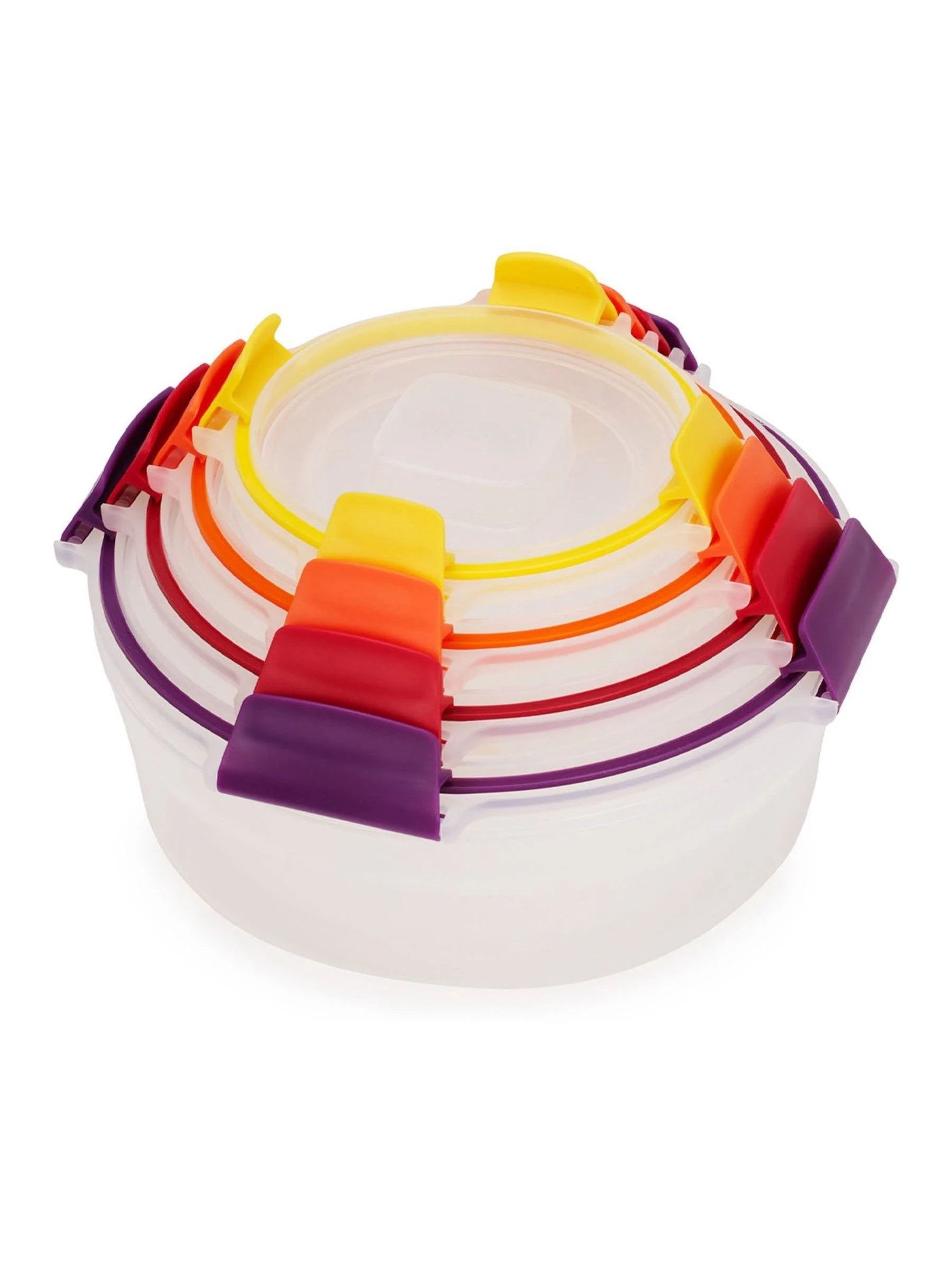 Joseph Joseph 4 Piece Multisize Nest Lock Round Containers Set