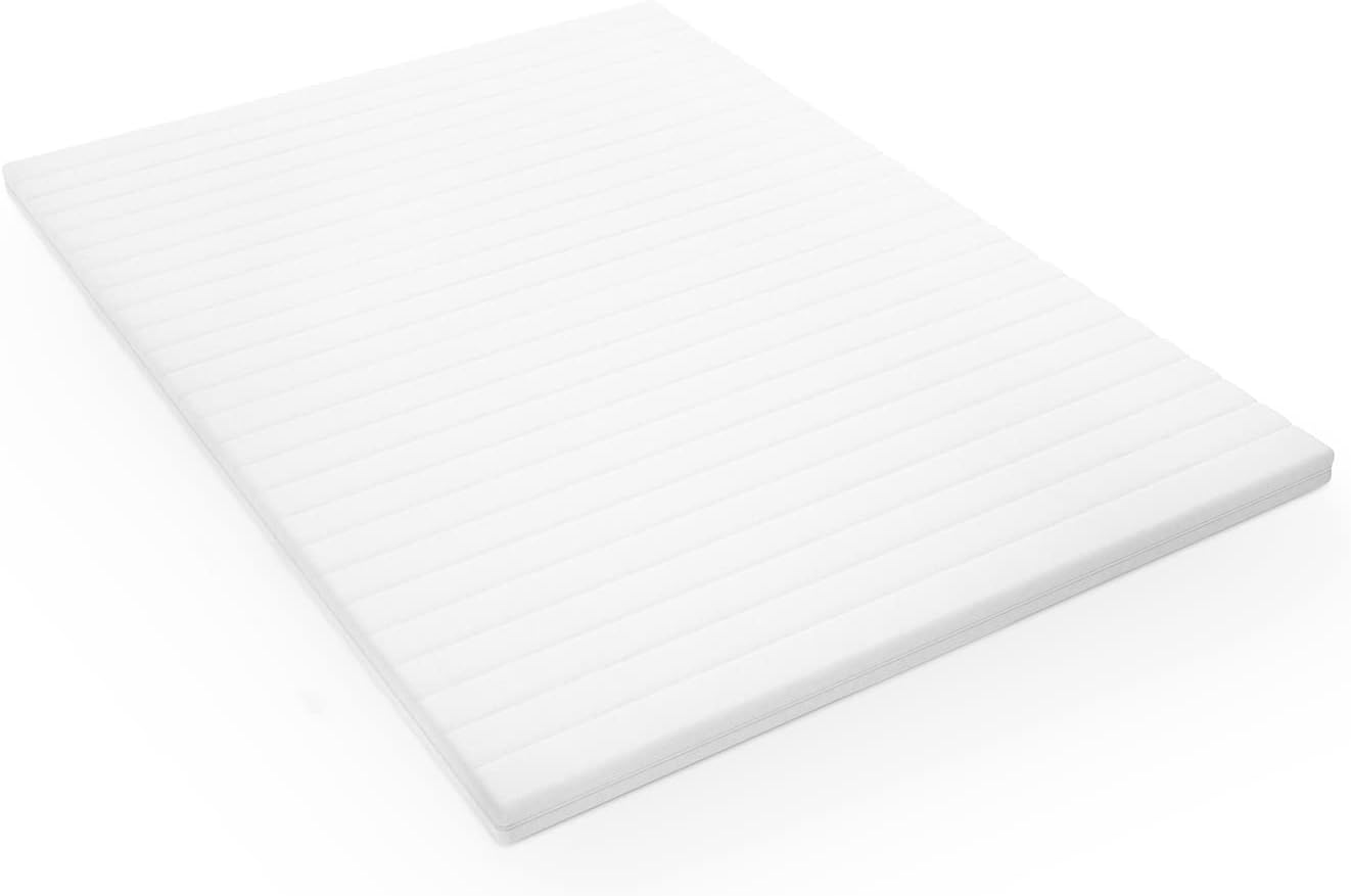 Mister Sandman Gel Topper 140x190, orthopädischer Topper aus Gelschaum für bequemes Liegen, weiche und atmungsaktive Matratzenauflage, Gelschaummatratze Öko-Tex geprüft, Höhe ca 5 cm, Mikrofaserbezug