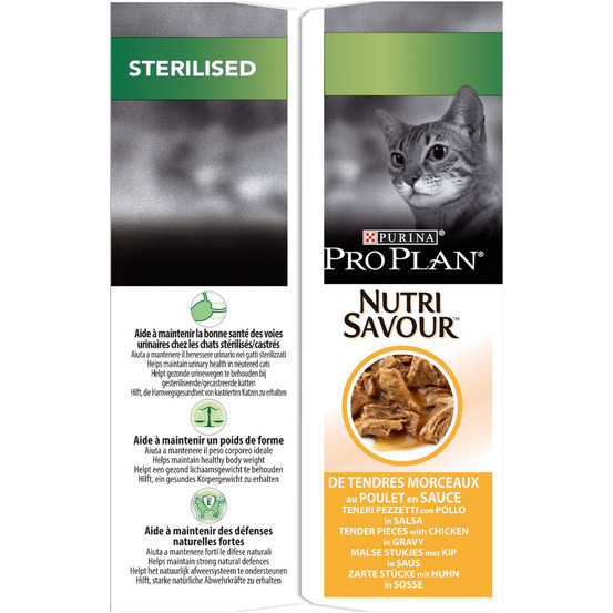 Boîte Pplan Sterilised: poulet, 10x85g