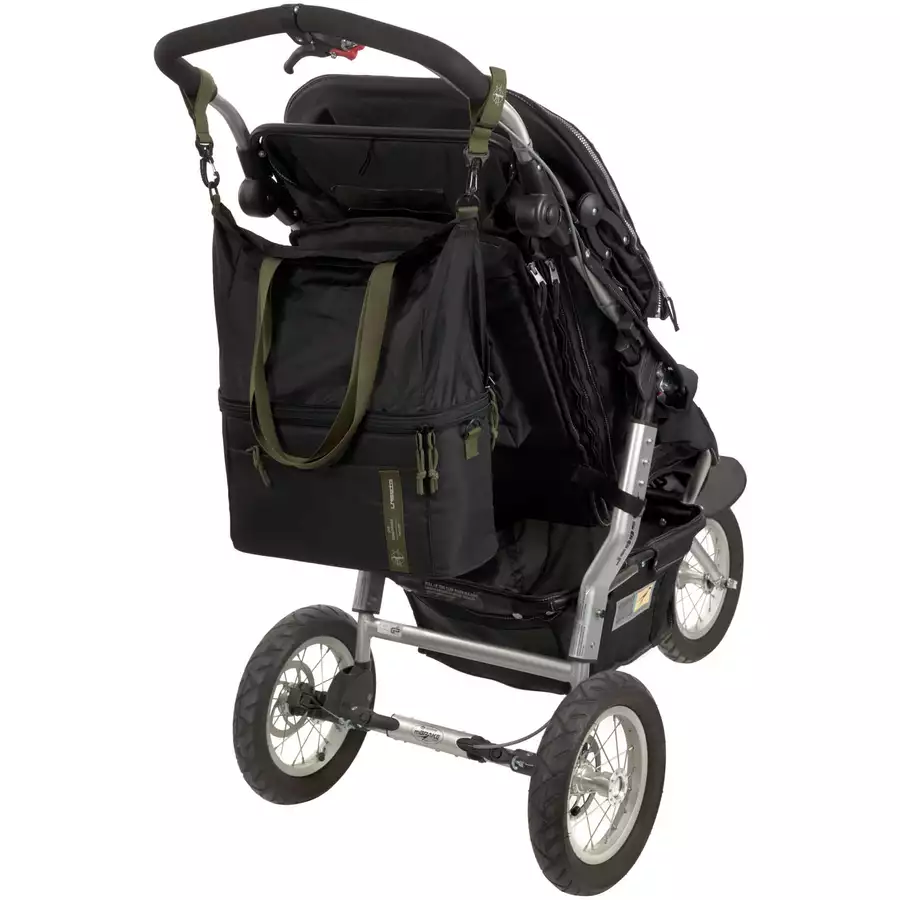 LÄSSIG Kinderwagentasche Buggy Shopper isoliert schwarz