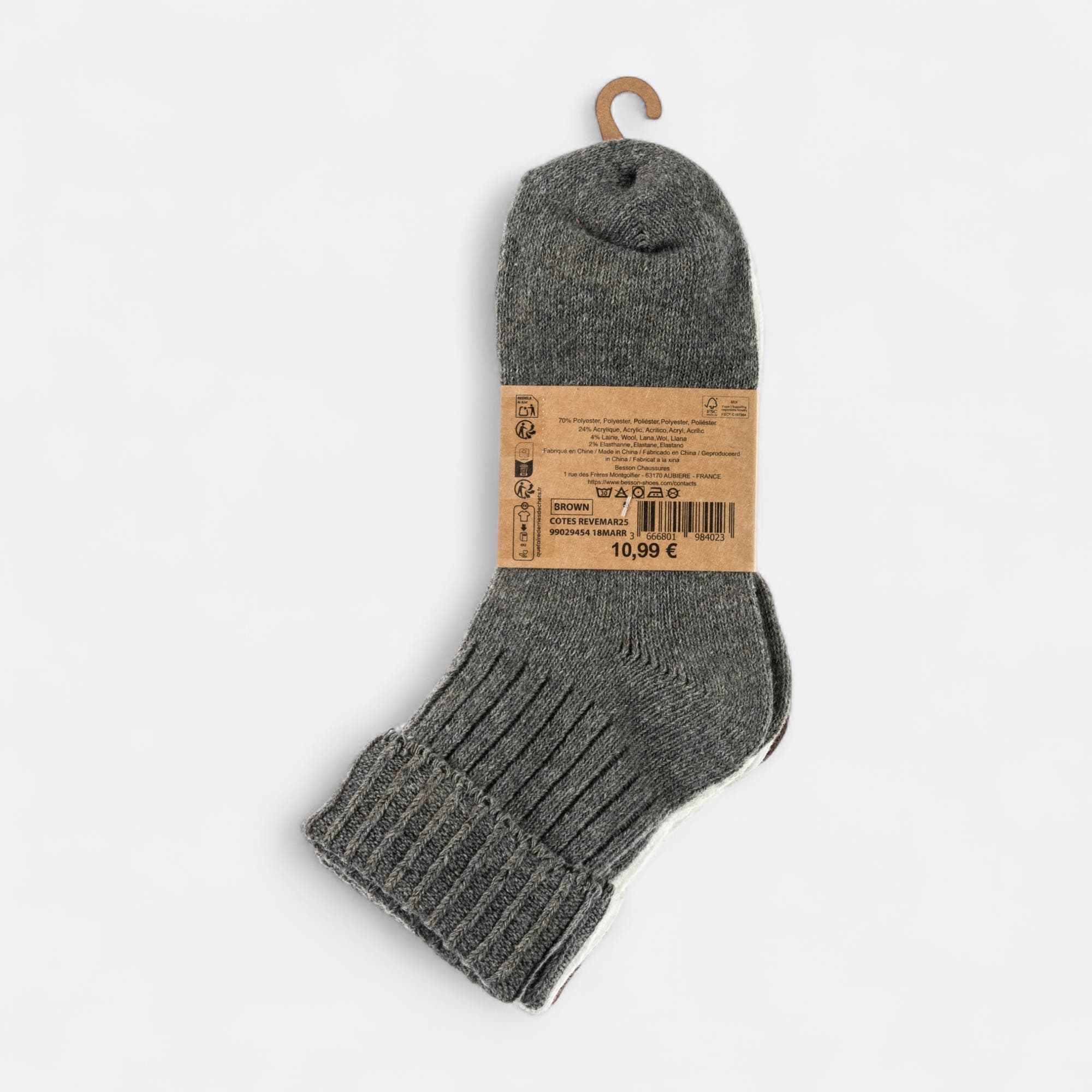 Chaussettes Femme marron