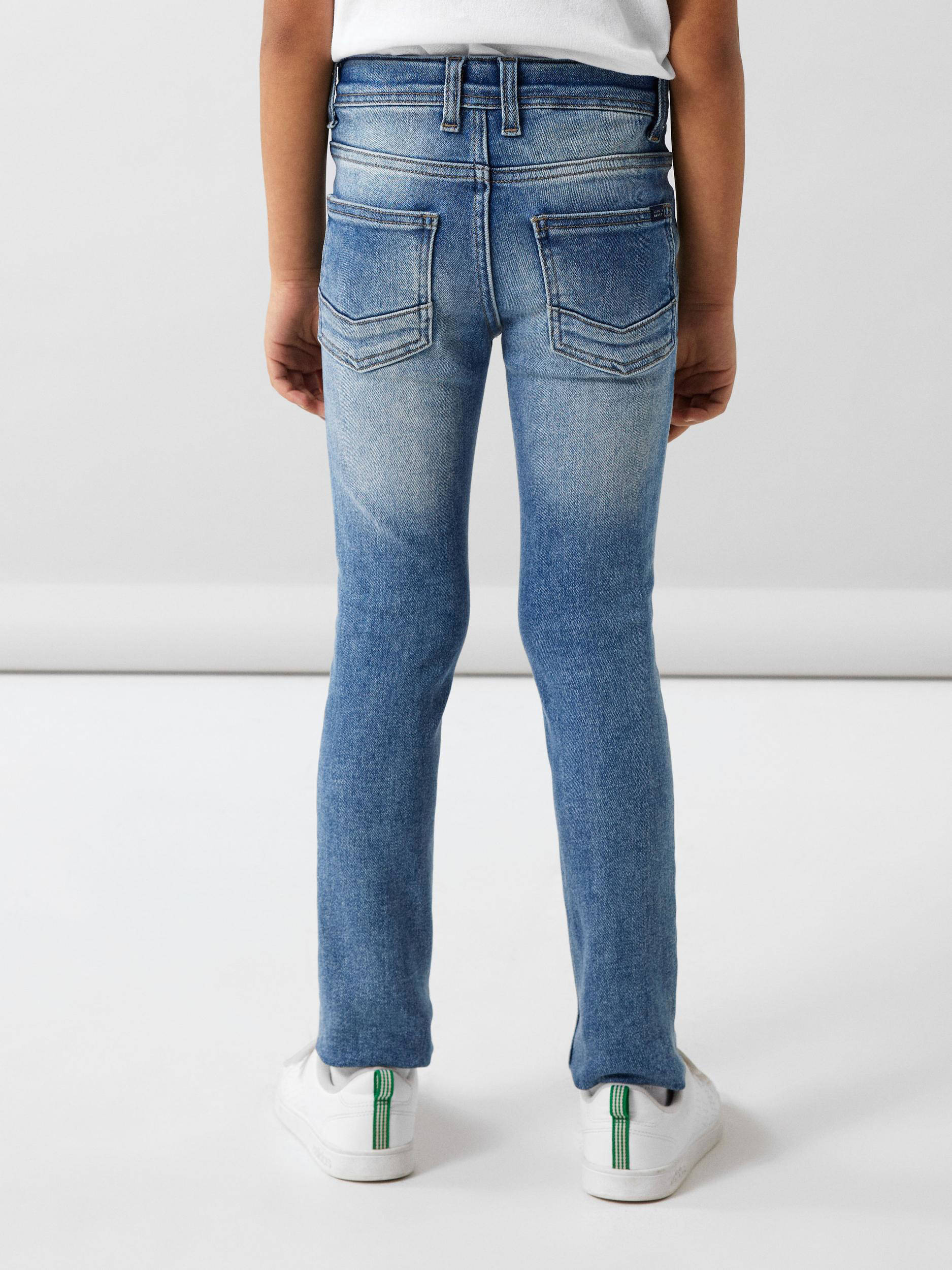 NAME IT slim fit jeans NKMTHEO medium blue denim