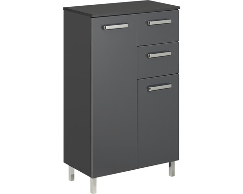 Pelipal Mainz highboard, 60 cm breed, antraciet, gedemonteerd