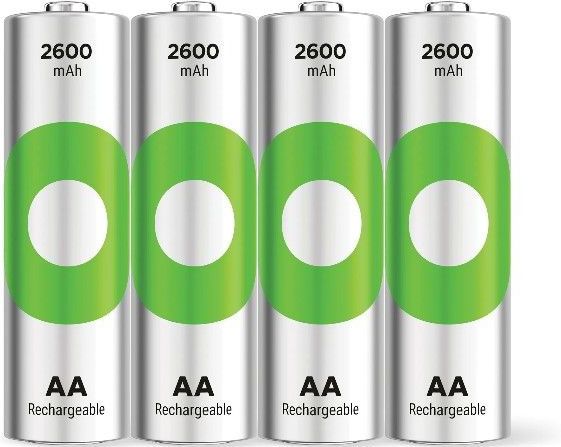 GP - 2600 ReCyko - Oplaadbare Batterij - 4 Stuks - 1,2 Volt - 2600 mAh
