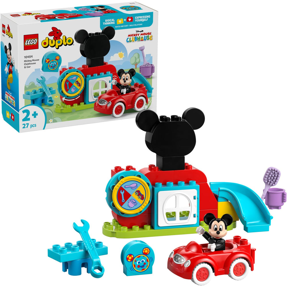 Køb LEGO® DUPLO Disney TM - Mickeys Klubhus Og Bil 10454