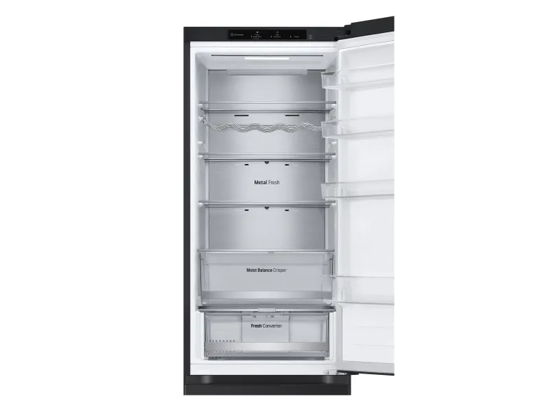 LG GBV5240CEP, 387 L, SN-T, 10 kg/24t, C, Frisk zone, aflukke, Sort