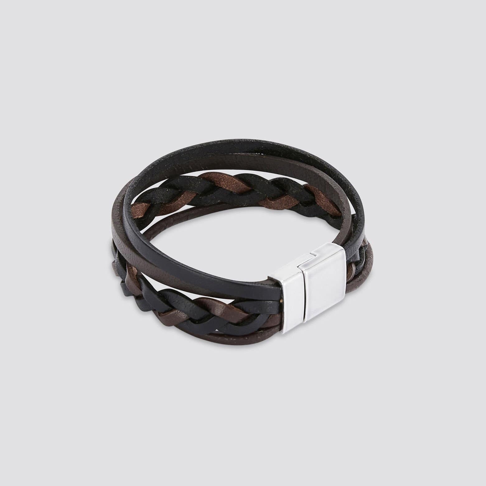 Bracelet multi cordons Noir
