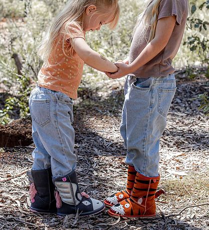 EMU Australia Teddyboots - Tiger - Deep Orange
