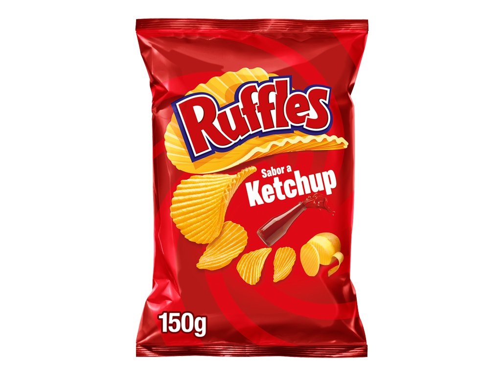 BATATAS FRITAS RUFFLES KETCHUP 150G