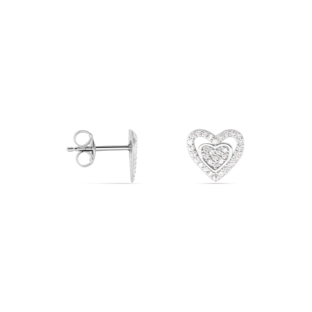 Boucles D'oreilles Puces Kazaldilon Argent Oxyde De Zirconium