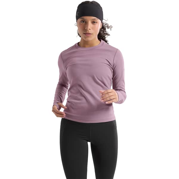 T-shirt randonnée ARC'TERYX TAEMA THM CREW LS W INTERSTELLAR HEATHER