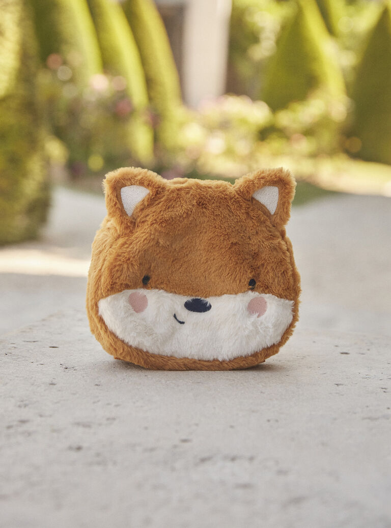 Sac miel en fourrure synthétique forme animal