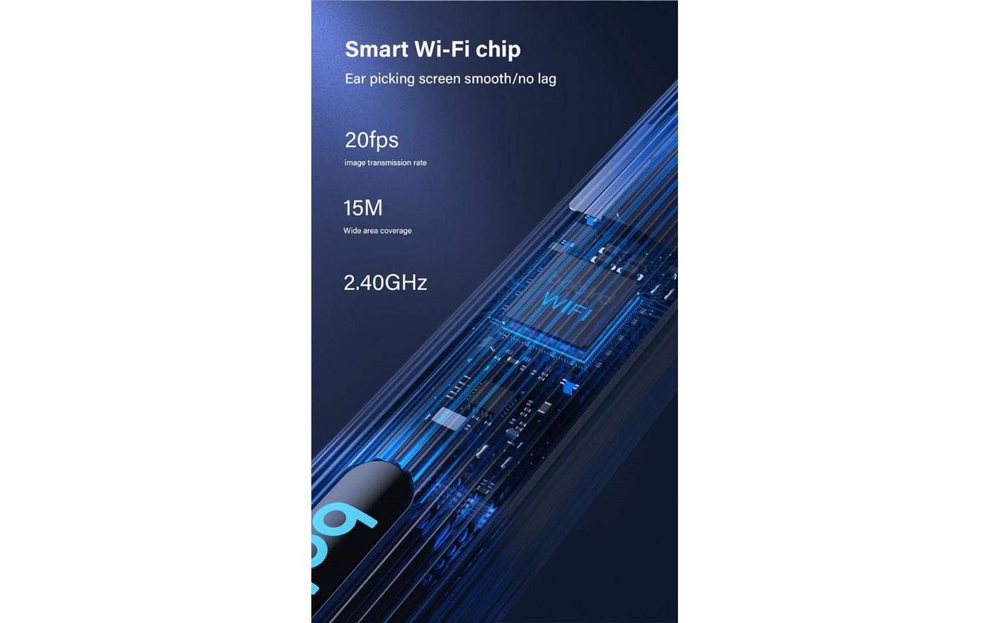 Ohrenreiniger Note 5 Pro Blau<br>Ohrenschmalzentferner mit Kamera