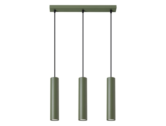 SOLLUX LIGHTING - Suspension Lampe suspendue lagos 3l vert olive