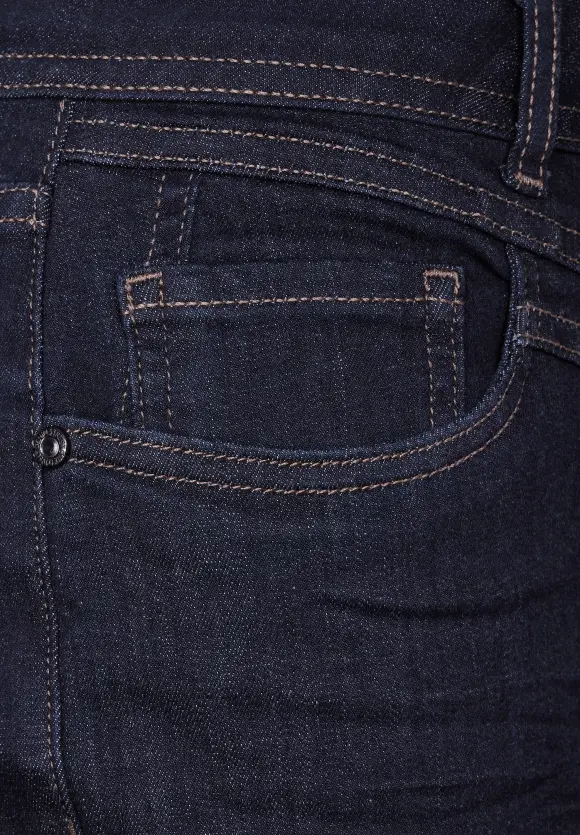 Casual Fit Jeans - dark blue rinsed wash