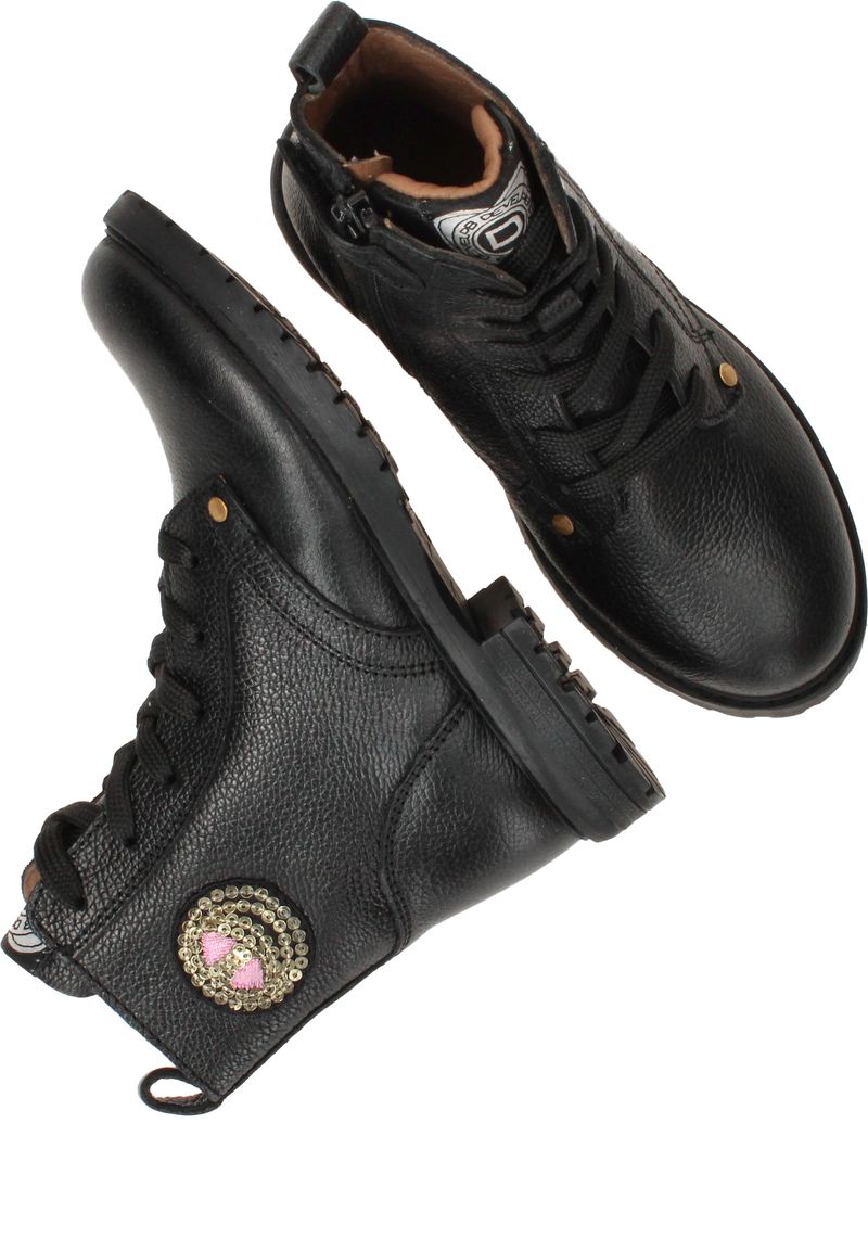 Develab Veterboots Zwart Meisjes