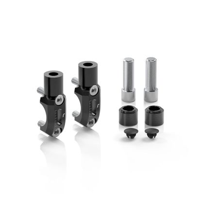 Kit de fixation Rizoma pour rétroviseur Stealth naked - Gris