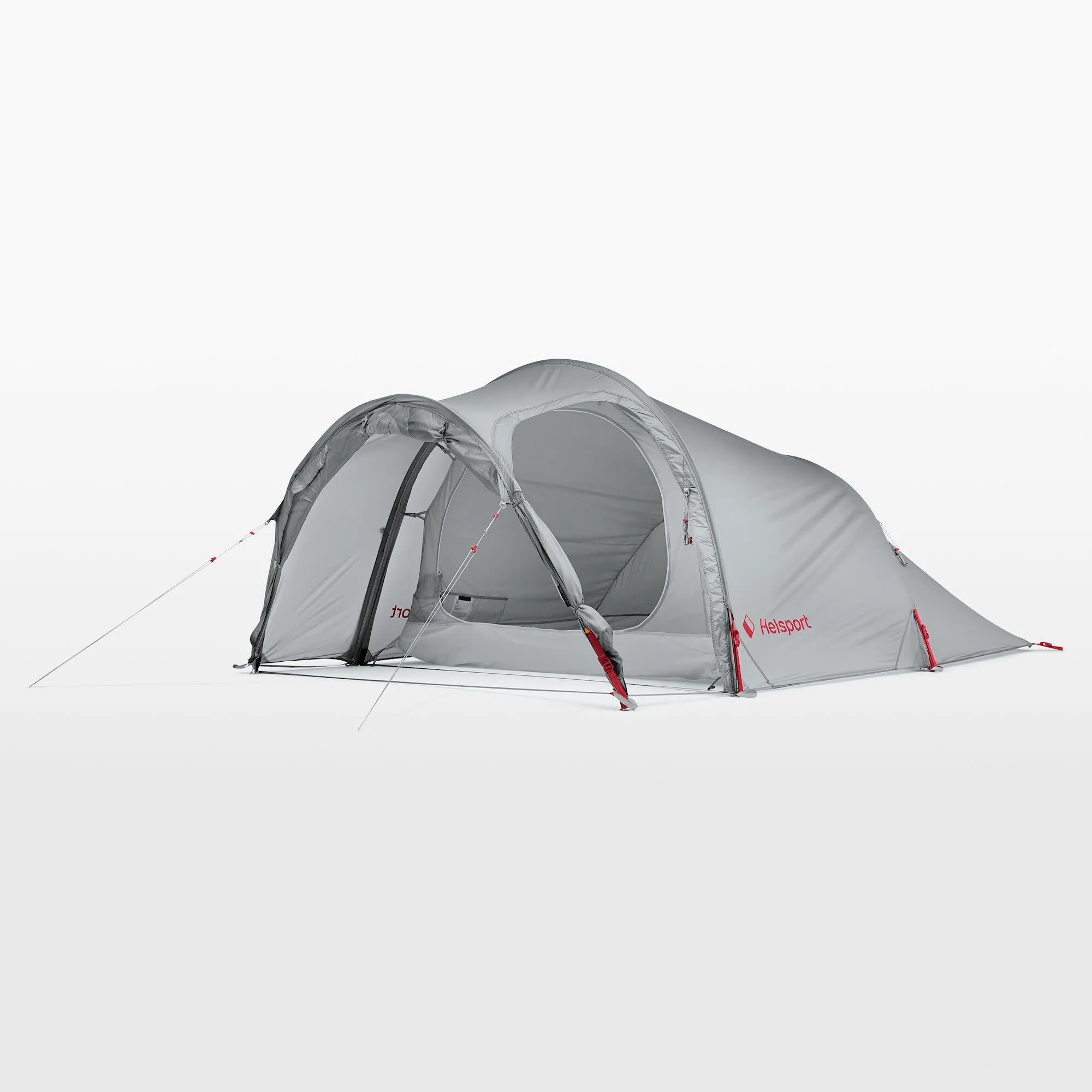 Helsport Lofoten Pro 2 Tent Stone Grey/Ruby Red