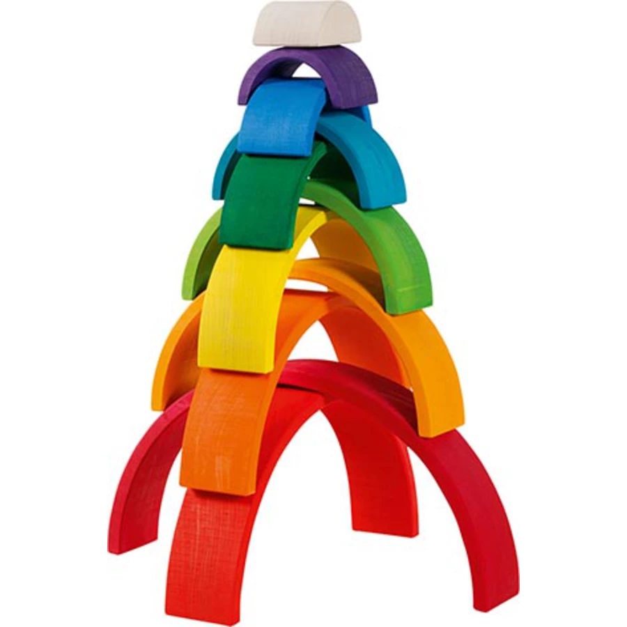 goki Holzbausteine Regenbogen