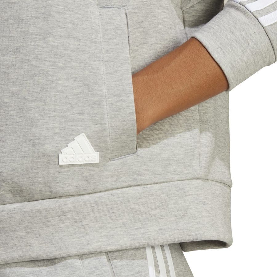 adidas Sweat à Capuche Future Icons Full Zip - Gris Femme