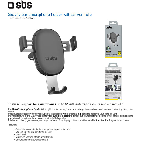 SBS-tyngdekraft mobil holder