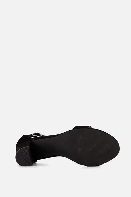 POSH by Poelmansh Sandalen zwart Textiel