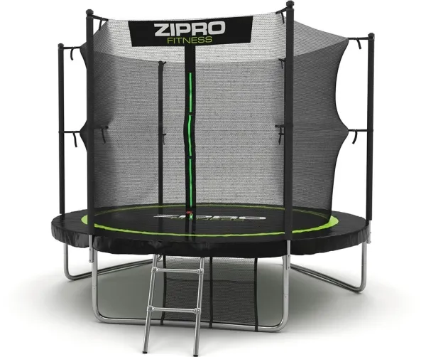 Zipro Trampolin med net og stige Ø252cm   pose til sko