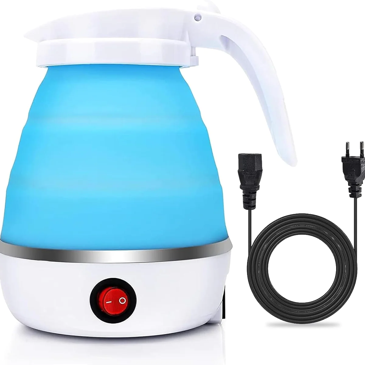 Bouilloire pliable électrique de 0,6L bleu Vendos85