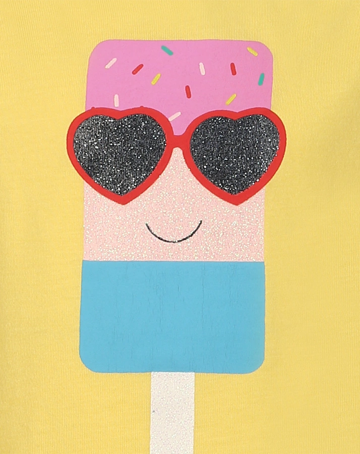 T-Shirt PIXIE – LOLLY in gelb