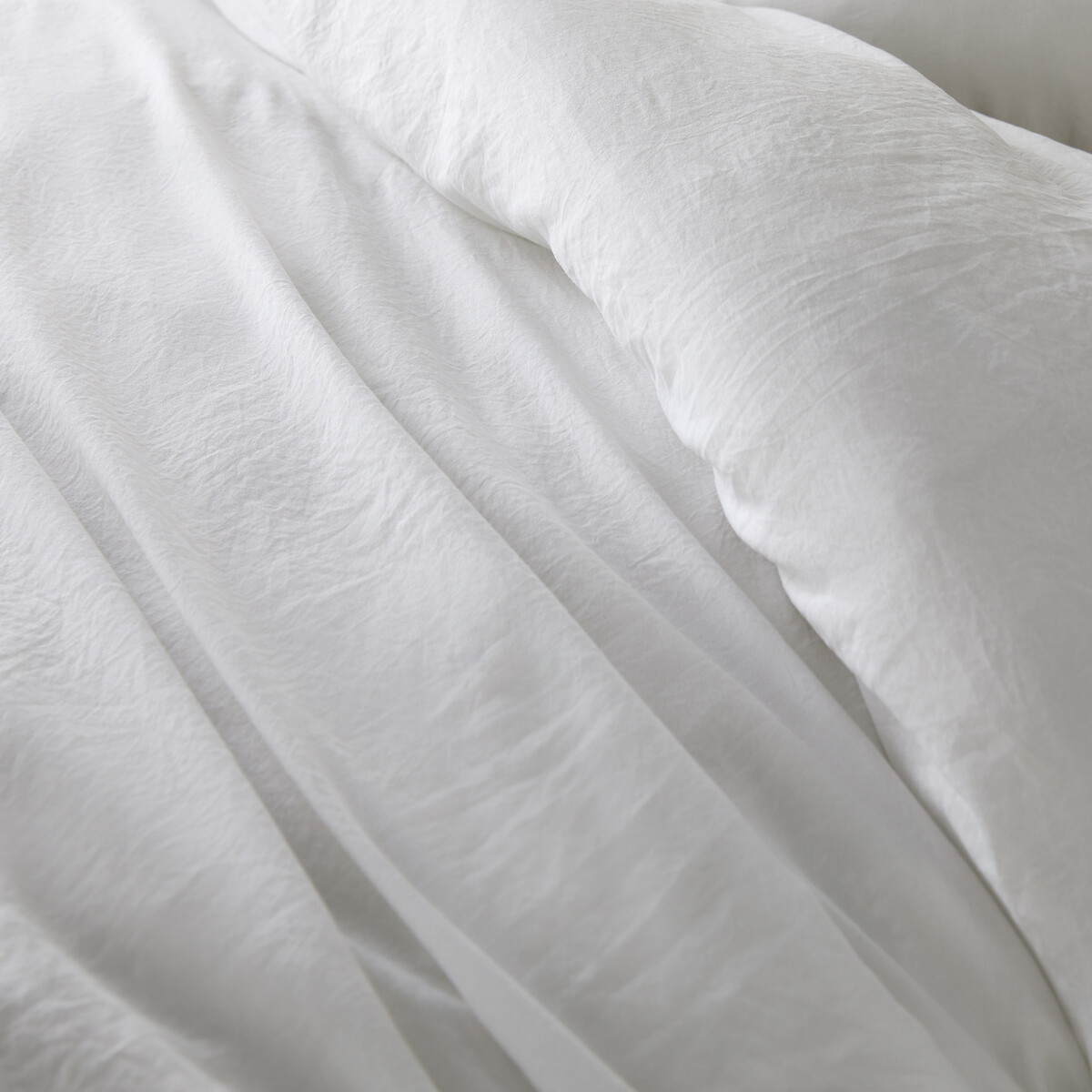 LA REDOUTE INTERIEURS<br>Conjunto de cama em microfibra lavada e poliéster reciclado