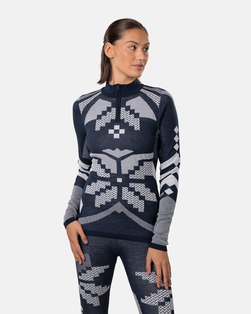 Faith Half Zip Dame Royal