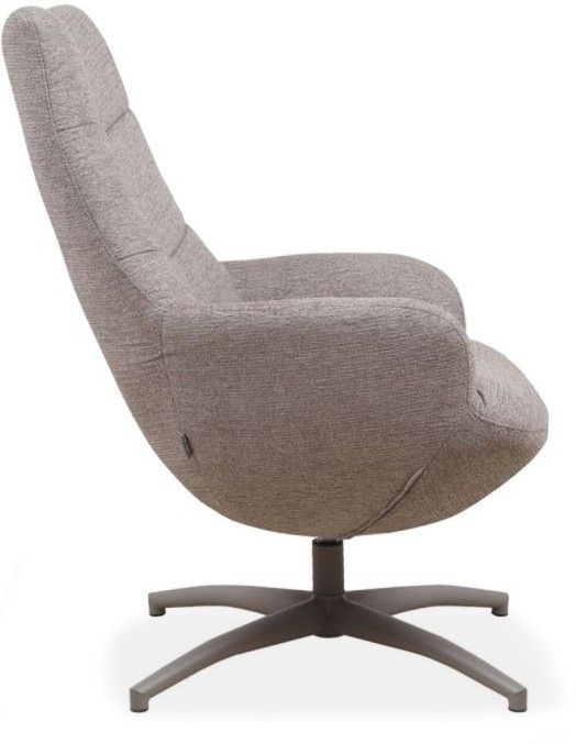 Draaifauteuil Taupe WX-67.018 Winston B73 x D82 x H106 cm