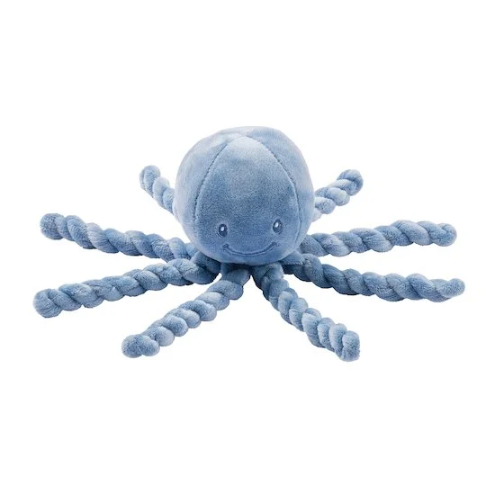 Lapidou Peluche Pieuvre   Bleu Infinity        de               Nattou