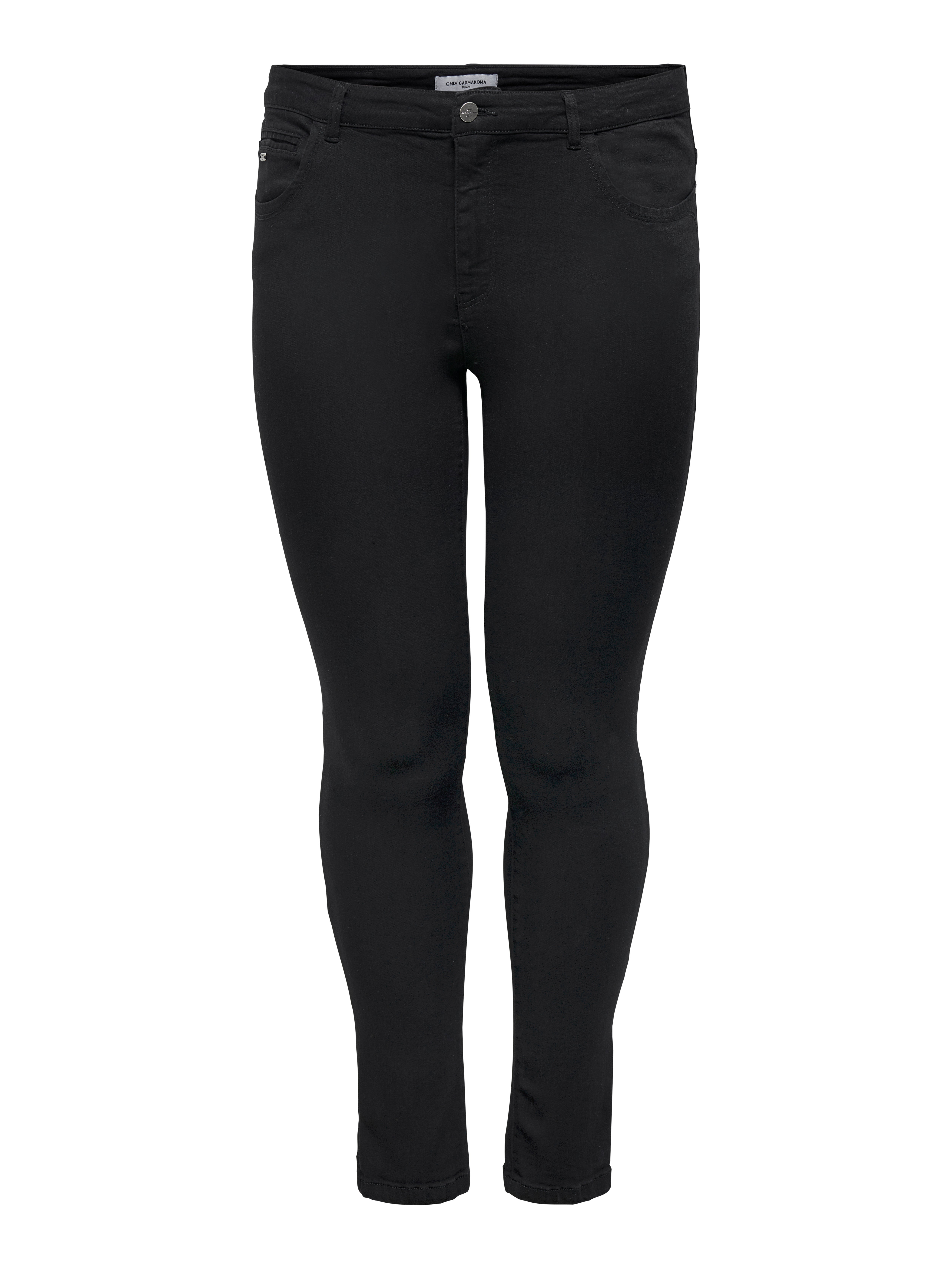 CARKARLA Mittlere Taille Skinny Fit Jeans Black