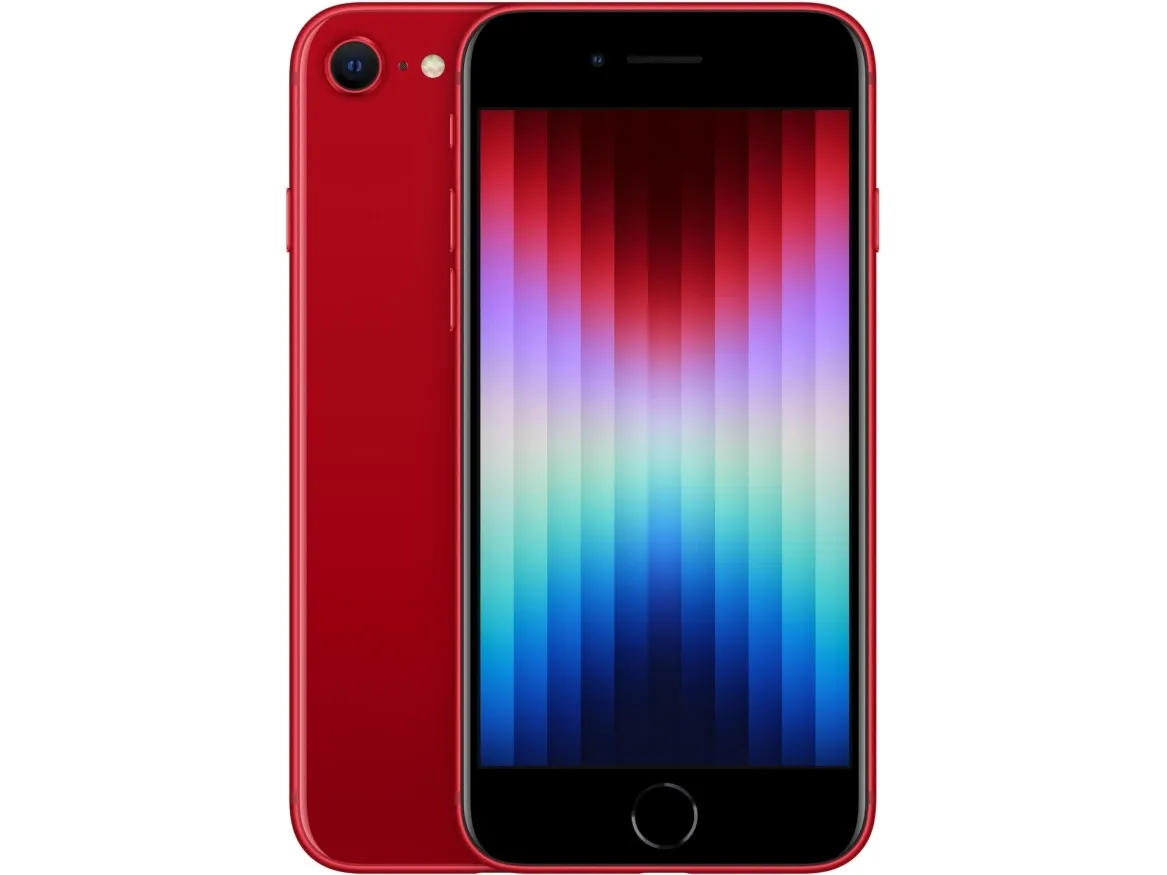 Apple iPhone SE (3rd generation) - (PRODUCT) RED - 5G smartphone - dual-SIM / Intern hukommelse 256 GB - LCD-skærm - 4.7