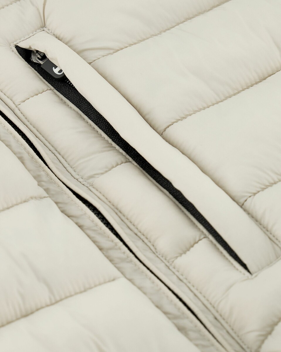 CHAMPION<br>Jaqueta curta de plumas com capuz