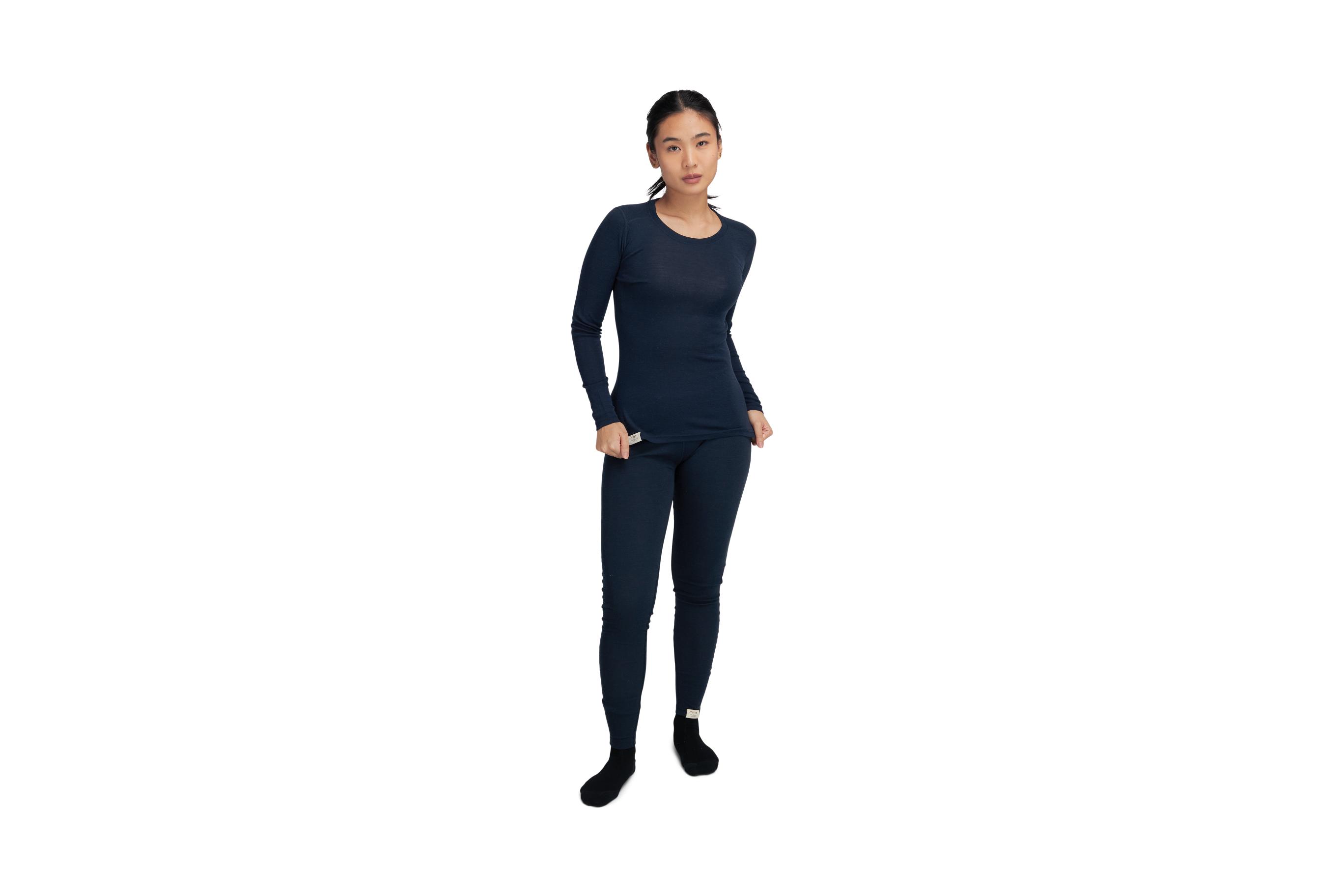 Tufte Frost Rib Long Sleeve Womens Sky Captian Sky Captain