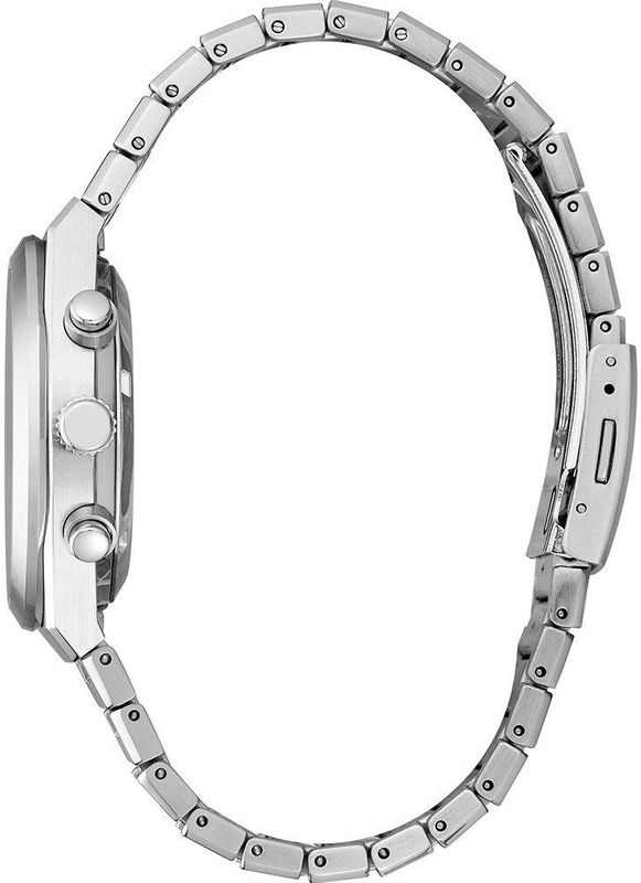 Seiko - SSB453P1 - Chronograaf - Zwart/Wit - Staal