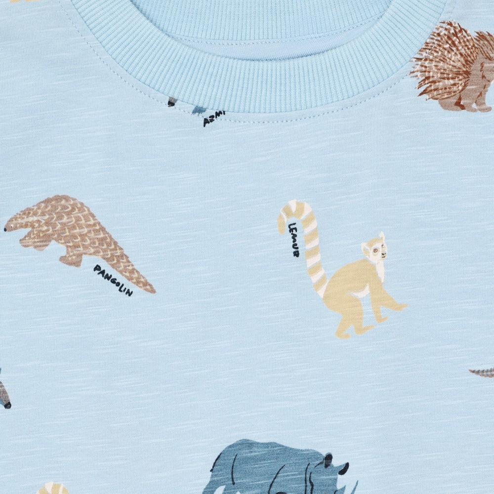 Køb Minymo Niagara Mist T-Shirt Ss Aop