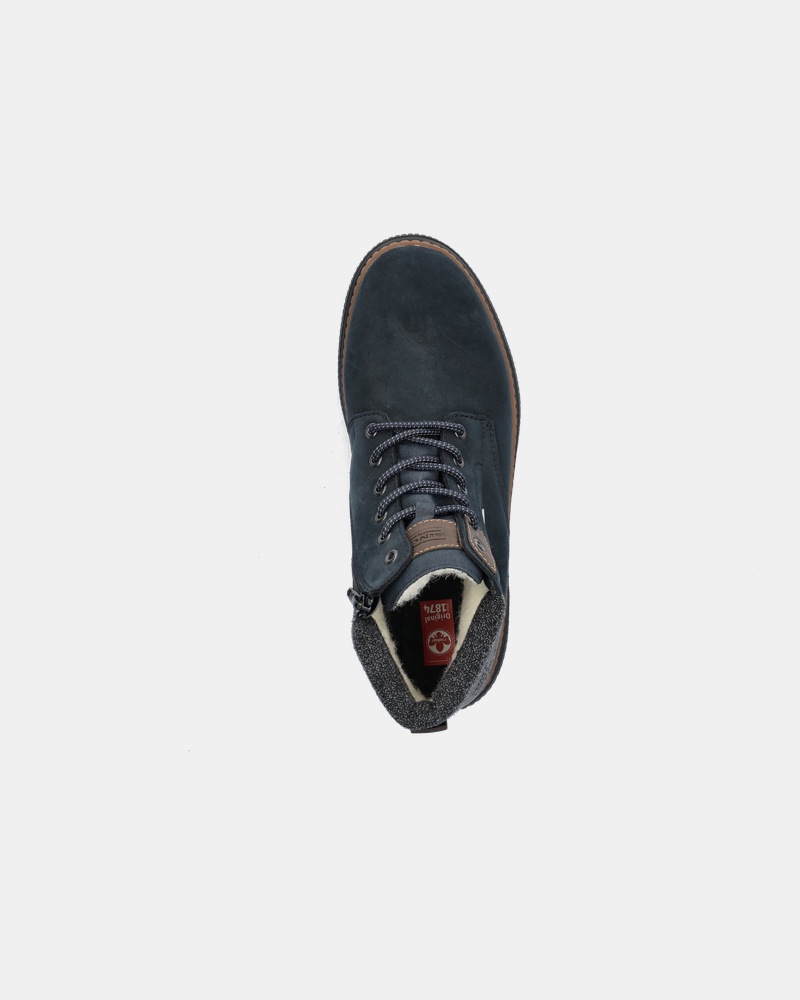 Rieker Veterboots  - blauw