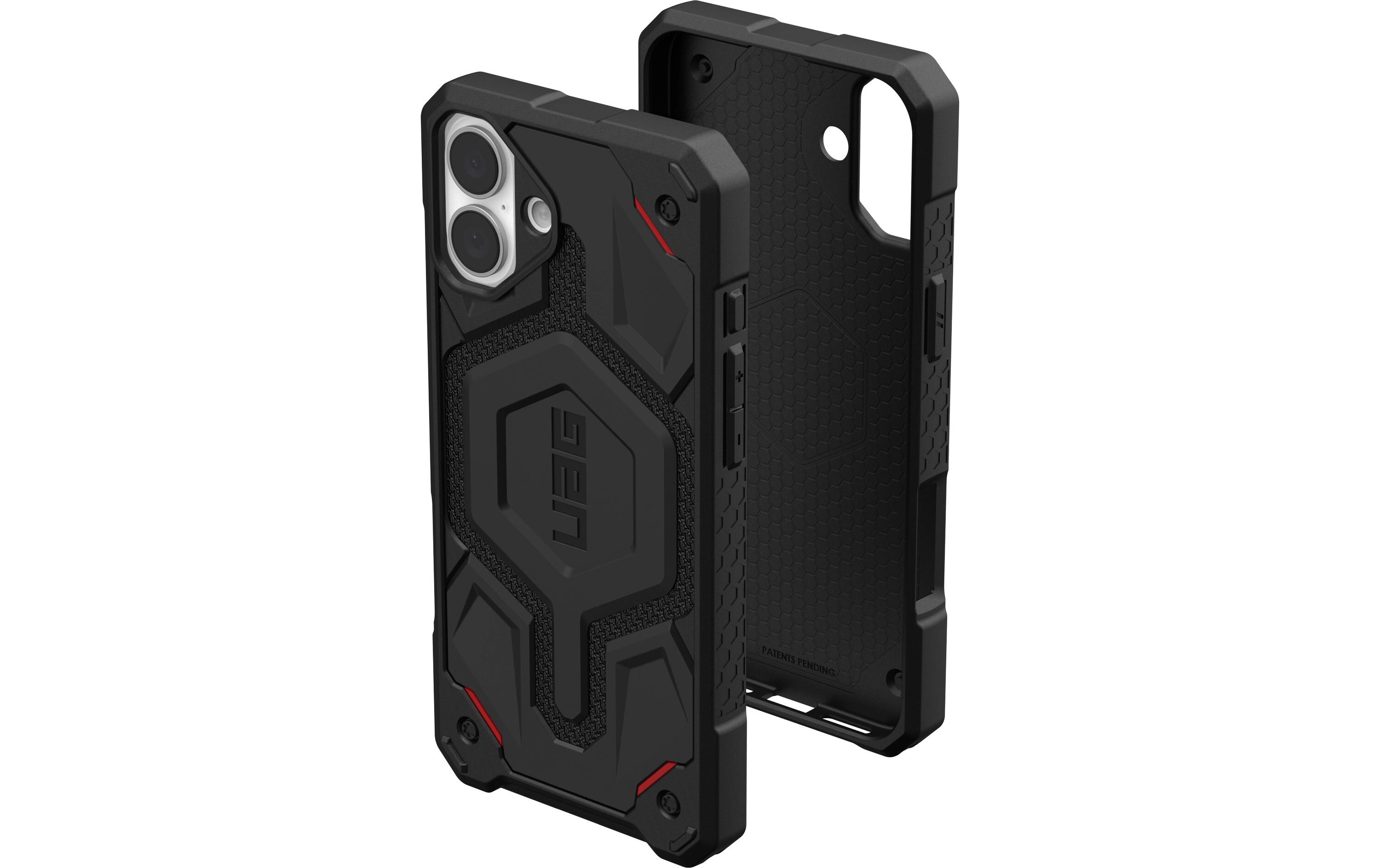 Back Cover Monarch Pro iPhone 16 Plus Kevlar BlackSchutzhülle für das Apple iPhone 16 Plus