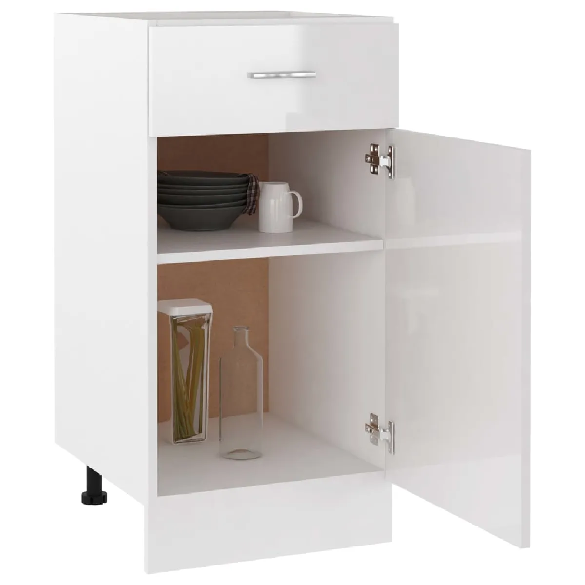 vidaXL Armoire de Plancher Blanc