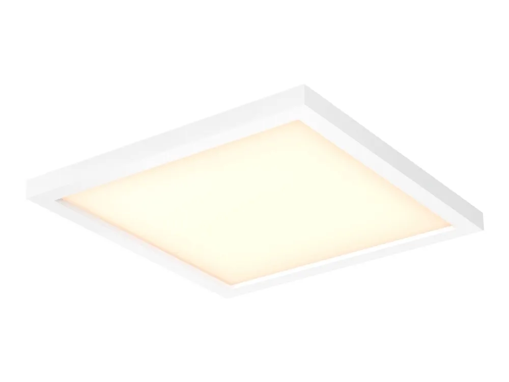 Philips Hue White ambiance Aurelle - Loftslampe - LED - 24.5 W - varmt til køligt hvidt lys - kvadrat - hvid