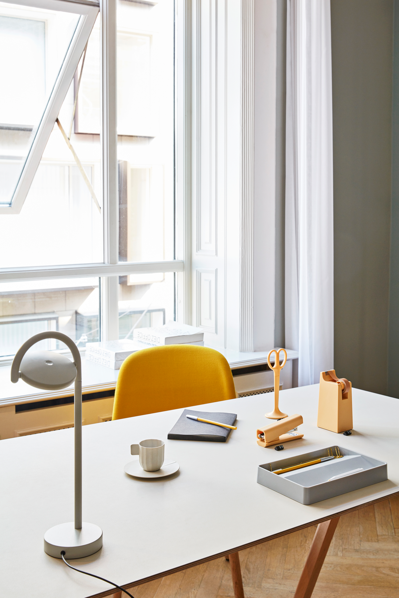 Tafellamp Marselis LED ash grey