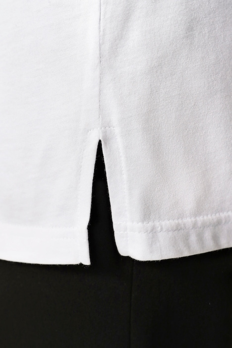 Top, figurfreundlich, V-Ausschnitt, Spitze, Pailletten