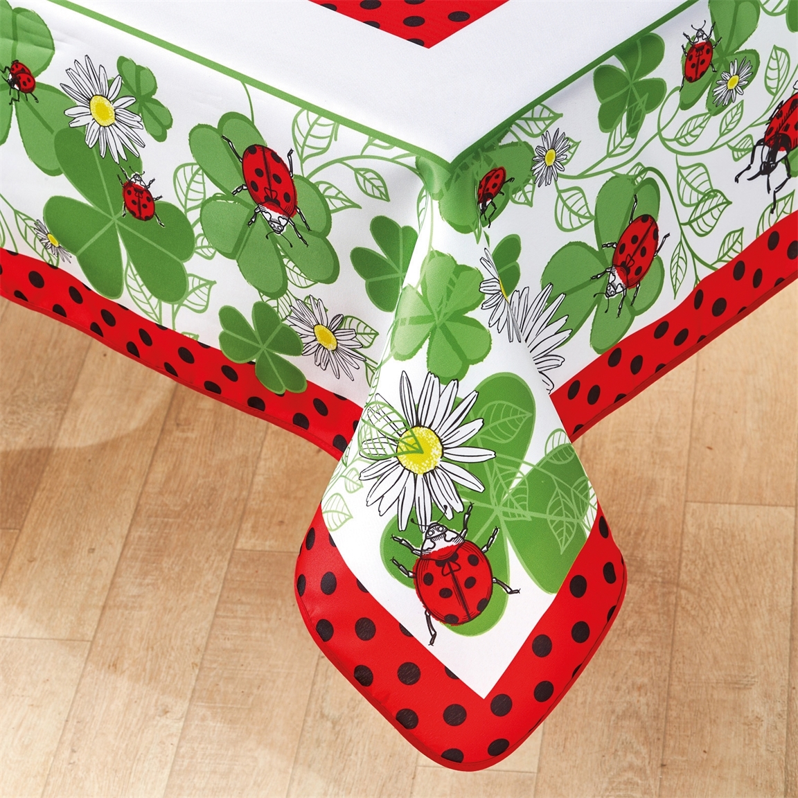 Nappe coccinelles rectangulaire